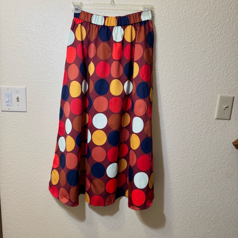 New! Kate Spade Dot Party Faille Skirt M